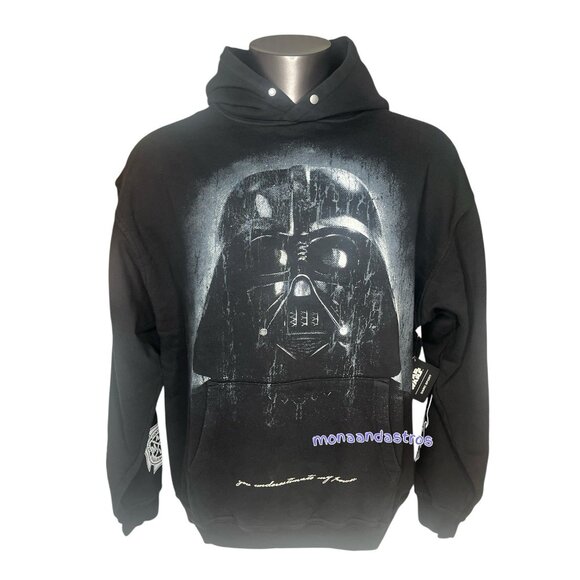 Darc Sport The Power Of The Dark‎ Side Darth Vader Pierce Hoodie Star Wars Lg XL - Picture 1 of 6
